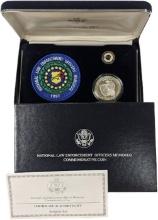1997 National Law Enforcement Officers Memorial Commemorative Coin Insignia Set