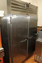 Traulsen Stainless 2 Door / 1 Side Cooler & 1 Side Freezer