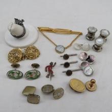 Brass Guilloche Cufflinks,  Accessories & More