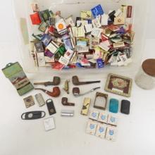 Pipes, Matchbook collection and accessories