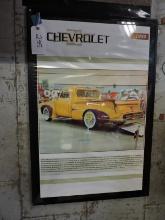 Framed Poster / 1950 Chevrolet / 24" X 36"