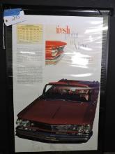 Framed Poster / Pontiac - 1960 - Fresh Point of View / 24" X 36"