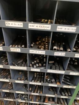 Metal Parts Bins w/ Pipe Fittings