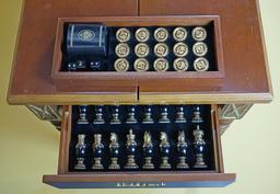 House of Faberge Imperial 5 in 1 Game Table - Franklin Mint