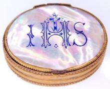 Mother of Pearl Pill Box