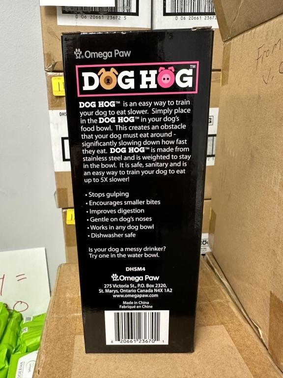 OMEGA PAW DOG HOG EAT SLOWER (NEW) (YOUR BID X QTY = TOTAL $)