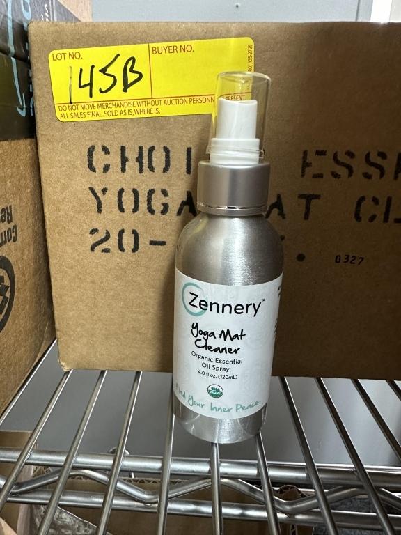 CASES OF YOGA MAT CLEANERS 4 OZ SPRAY BOTTLES (NEW) (YOUR BID X QTY = TOTAL $)