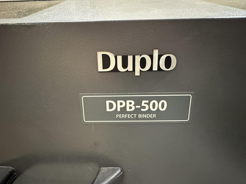 DUPLO DPB-500 PERFECT BINDER MACHINE