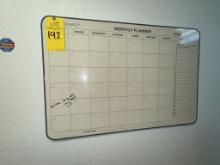 MONTHLY PLANNER WHITE BOARD