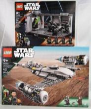 Lot (2) Star Wars Lego Sets MIB. #75324 Dark Trooper Attack & #75325 Mandelorian's N-1 Starfighter