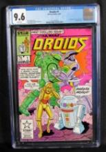 Star Wars: Droids #1 (1986) Marvel Star Comics/ Key 1st Issue CGC 9.6