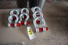 Screw Pin Anchor Shackles (10) (Unused)