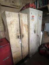Metal Storage Cabinets (2 pcs)