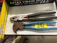 2 Pairs of Pliers