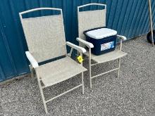 Patio Chairs & Cooler