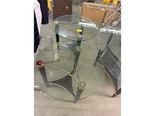 3 Glass Top Tables