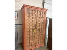 Hammered Front Armoire