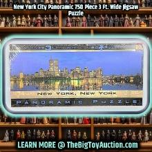 New York City Panoramic 750 Piece 3 Ft. Wide Jigsaw Puzzle