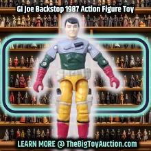 GI Joe Backstop 1987 Action Figure Toy