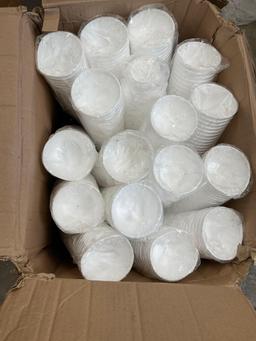 Win Cup hot/cold foam bowls. 17 bags with 50 bowls per bag