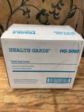 New Health Guards HG-5000 toilet seat covers. 20 sleeves with 250 each, total of 5000 pieces