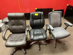 (3) Office Chairs