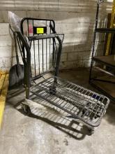 Utility cart with springs base