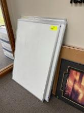 Dry Erase Boards - (5) 3'x4', (2) 4'x6'