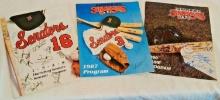 Very Rare 1987 1989 1990 Harrisburg Senators Baseball Team Sign-ed Program Lot 1st Year Auto Minors