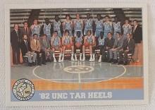 1992 Spectator UNC North Carolina Basketball NBA Promo Card 1982 Michael Jordan Oddball Issue