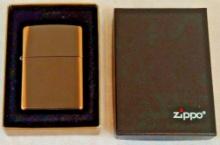 2003 Zippo Lighter Sealed New Mocha Latte Box Paperwork #20490 Orange Sticker Rare