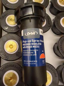 Lot of 2 Boxes of Orbit 3 in. Professional Pressure Regulated Spray Head Sprinkler with Brass Half