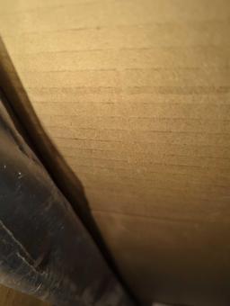HOMACER Rustic Black Indoor/Outdoor J-strap Barn Door Hardware Kit, Appears to be New in Factory