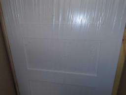 White 5 Panel Composite Door Slap, Dimensions - 30" W x 80" H, Unknown Brand