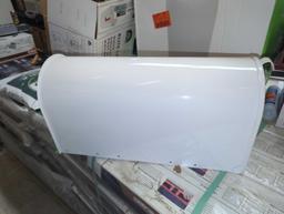 Architectural Mailboxes Elite White, Large, Steel, Post Mount Mailbox, Retail Price $35, Appears to