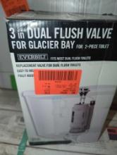 Everbilt Dual Flush Valve for Glacier Bay 3 in. Toilets, Retail Price $21, Appears to be New in Open