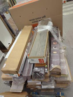 Pallet Lot of Assorted Flooring To Include Traffic Master, Pergo Outlast+, HomeLegend, LifeProof,