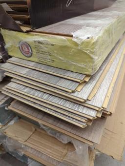 Pallet Lot of Assorted Flooring To Include Traffic Master, Pergo Outlast+, HomeLegend, LifeProof,