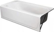 Bootz Industries Aloha 60 in. x 30 in. Soaking Bathtub with Right Drain in White, Appears to be New