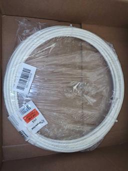 SharkBite 1/4 in. (3/8 in. O.D.) x 50 ft. Coil White PEX-B Pipe, Retail Price $19, Appears to be