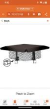 Master Flow 8 in. x 8 in. Galvanized Steel Adjustable Chimney Cap in Black, Appears to be New in