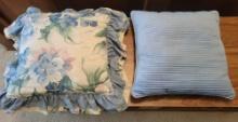Blue Accent Pillows $1 STS