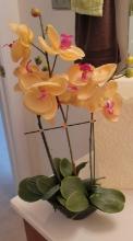 Decorative Trash Can & Floral Arrangement $1 STS
