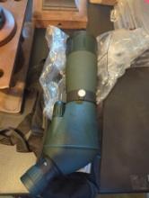 (BR3) VIVITAR TERRAIN SERIES TV2060 20X60X60 SPOTTING SCOPE, RETAIL PRICE $100, APPEARS TO BE USED,