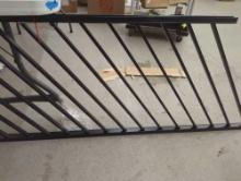 Aria Railing 36 in. x 6 ft. Black Powder Coated Aluminum Preassembled Deck Stair Railing, Appears to