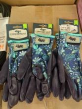 Lot of 3 Pairs of Digz Women's Small Comfort Grip Garden Gloves Size Small, Appears to be New Retail