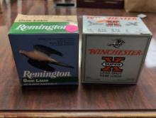 LOT TO INCLUDE: A BOX OF WINCHESTER SUPER X 16 GAUGE 2-3/4" SHOTGUN SHELLS (TOTAL OF 25) & A BOX OF