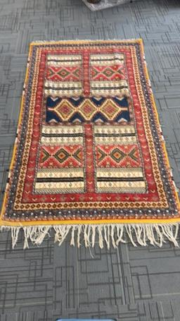 MOROCCAN GEOMETRIC HANDKNOTTED RUG