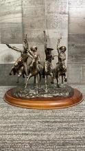 FREDERIC REMINGTON "COMING THROUGH THE RYE" BRONZE