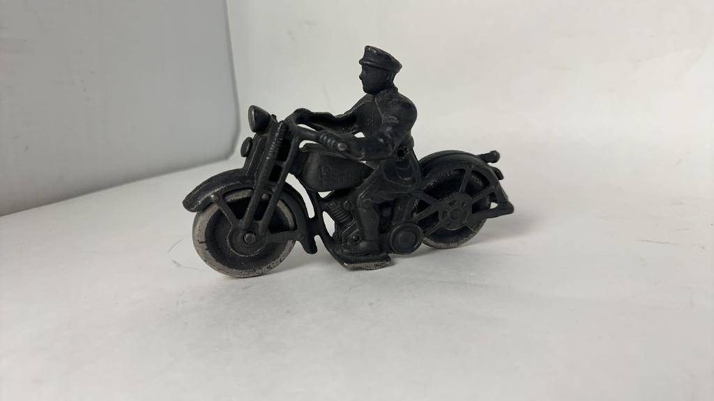 CAST IRON HUBLEY BIKE AND REPLICA CANNONS